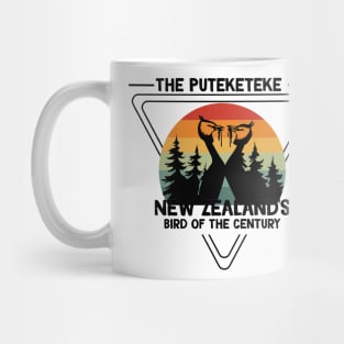 Funny Puteketeke New Zealand's Bird Of The Century Vintage Mug